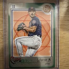 2021 Topps Gypsy Queen - Tarot of the Diamond Max Scherzer #TOD-2 Green /99