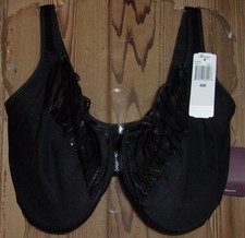 Paramour by Felina "ANGIE" Front Close BRA 115071 BLACK Size: 40 H NWT 45