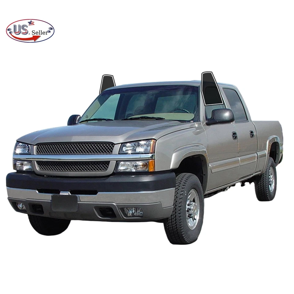 Kit de película de tinte de ventana de 2 capas precortada para Chevy Silverado 2500 2001-2006 doble cabina Foto 2 de 4