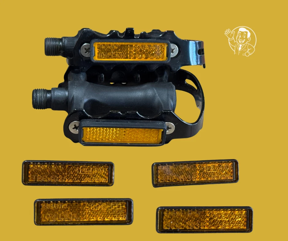 Redline Lo-Profile Platform Pedals 9/16" Black Aluminum BMX MTB New Open Box - Image 3 of 4