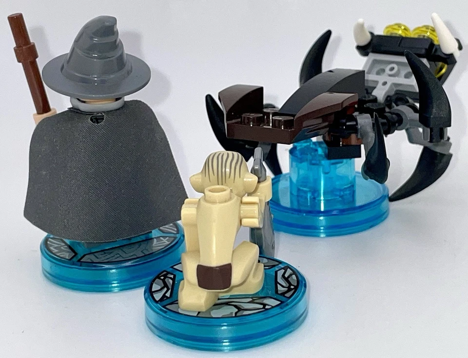 LEGO Dimensions Gandalf Gollum Shelob Cabo Sombrero Bastón Pez Señor de los Anillos Foto 2 de 4