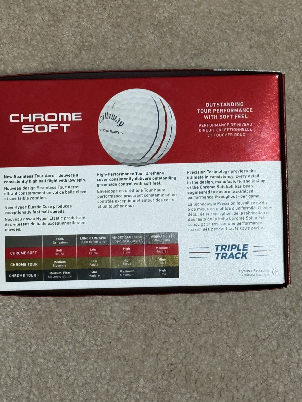 (5) dozen BRAND NEW Callaway Triple Track white golf balls