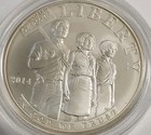 90 percent silver - 2014 P Civil Rights  Commemorative Proof Dollar — photo 2