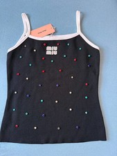 Elegantes Damen Top mit Strass   Schwarz   Un...
