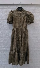 New Avara Martha Leopard Maxi Dress Sz S