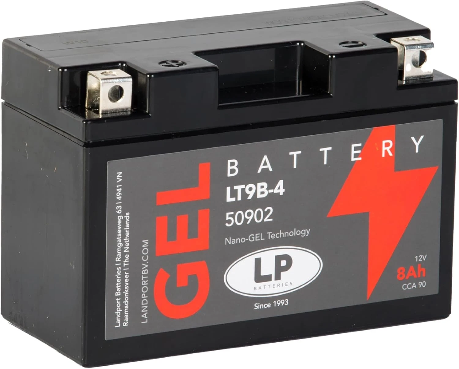 Motorbike LT9B-4 Ready To Use Starter LP Battery 12Volt, 8Ah With Gel Technology