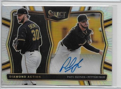 2025 Panini Select - Paul Skenes #DAS-PS - Diamond Action Signatures DMG (AU)