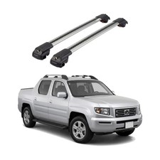 Roof Rack Cross Bars For Honda Ridgeline 2006-2014 Raised Rail 220 Lb Lockable