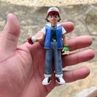 Vintage 1998 Tomy Pokemon Nintendo Pokémon Ash Ketchum Action Figure - 4.25"