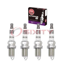 4 pc NGK 93763 LKR6BHX-E Ruthenium HX Spark Plugs for Ignition Wire sk