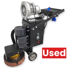 Used! Cement Ground Grinder Polisher 220V Concrete Floor Grinding Machine
