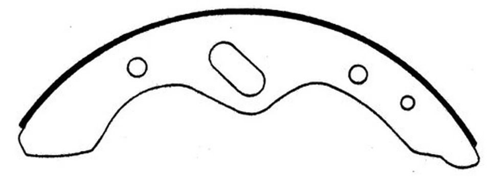 Zapata de freno de tambor Centric Parts 112.06140 para modelos UD seleccionados 89-13 Foto 2 de 4