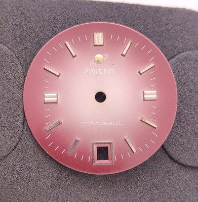 ENICAR STAR DATE FEATURE AR1141 SWISS 29.5mm  VINTAGE DIAL