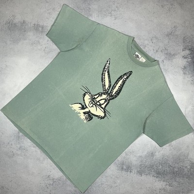 Vintage Warner Bros. Bugs Bunny ''What's Up?'' Cartoon T-Shirt 1991 Größe XXL Grün
