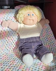 Cabbage Patch Boy Doll 1983 Blonde Long Loops Freckles HM 2