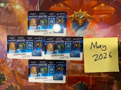 1 - Unscratched 2013 Blizzcon World Of Warcraft Murkalot Virtual Gift Loot Card