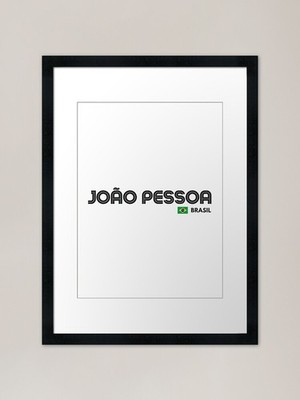 Jo�Pessoa - Brasil Framed Art Pri Framed Wall Art Poster Canvas Print Picture