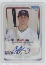 Chris Okey Bowman Chrome 2011 /417 Auto