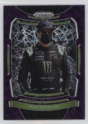 2021 Panini Prizm Purple Velocity Prizm 39/199 Kurt Busch #26 0q3