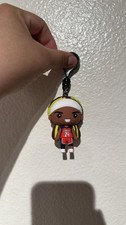 WNBA Figural Bag Clip Aaliyah Edwards Washington Mystics New - Open Bag