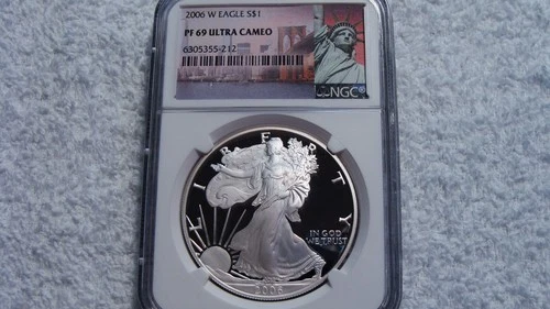 2006 W American Silver Eagle Proof NGC PF-69UCAM