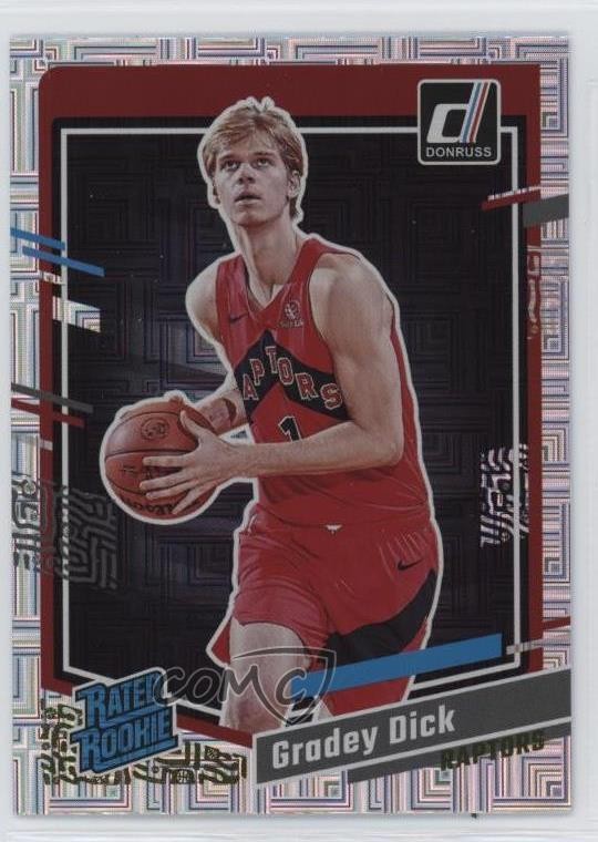 2023-24 Panini Donruss Rated Rookie Choice Gradey Dick #247 Rookie RC 0vu9