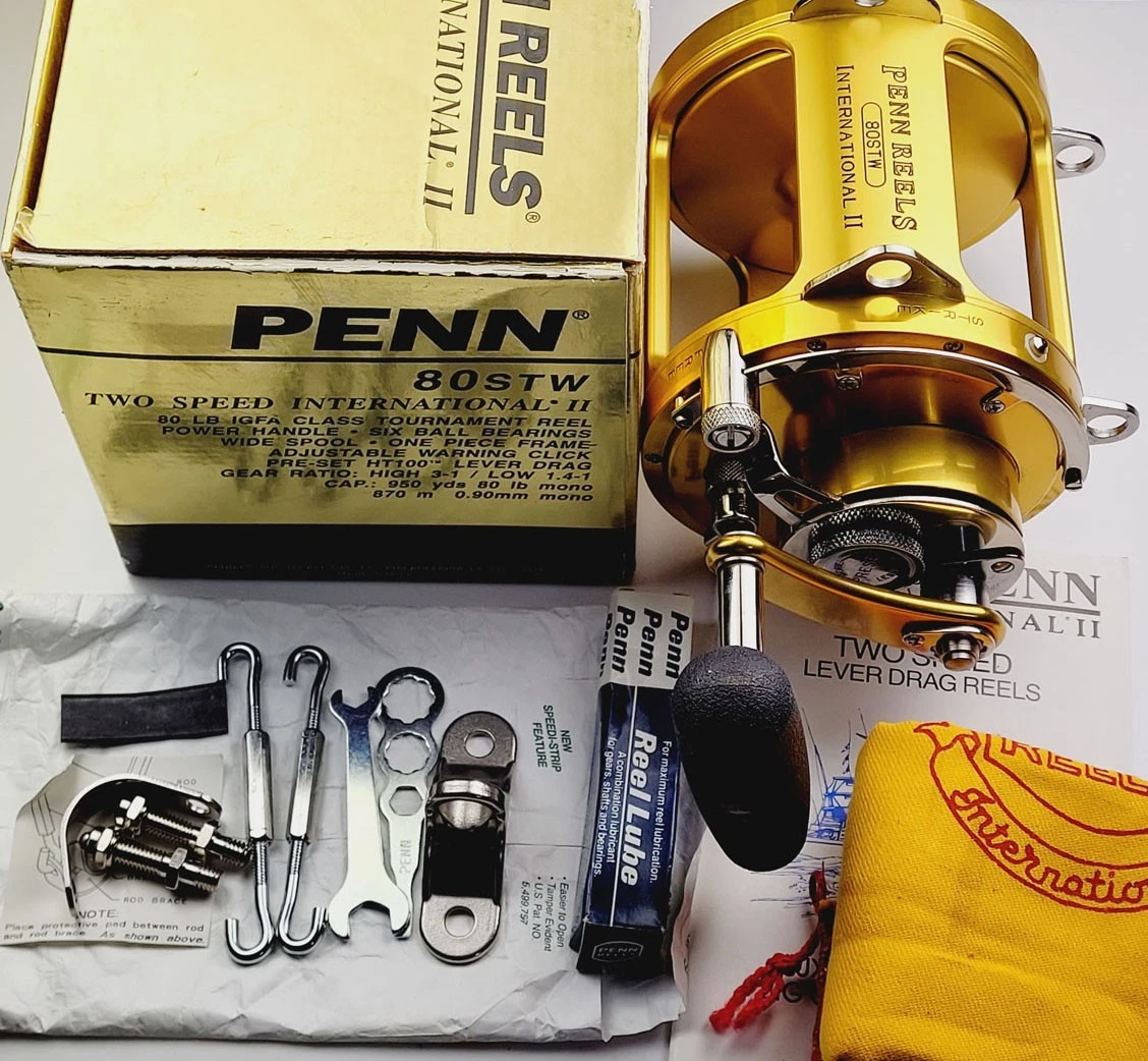 Preços baixos em Penn International 80 Molinetes de pesca para