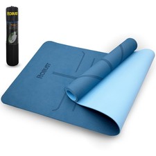 Robust Extra Thick Yoga Mat 1/4 1/3 2/5 Inch - Non Slip Exercise Mat with...