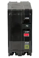 Square D QO 70 amps Plug In 2-Pole Circuit Breaker