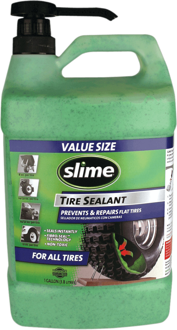 Colmatage de crevaison Slime 3.8L tubeless fini les pannes de pneu SDSB1G