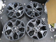 (4) Jeep Wrangler Gladiator oem factory 17" wheels rims satin black 5x5