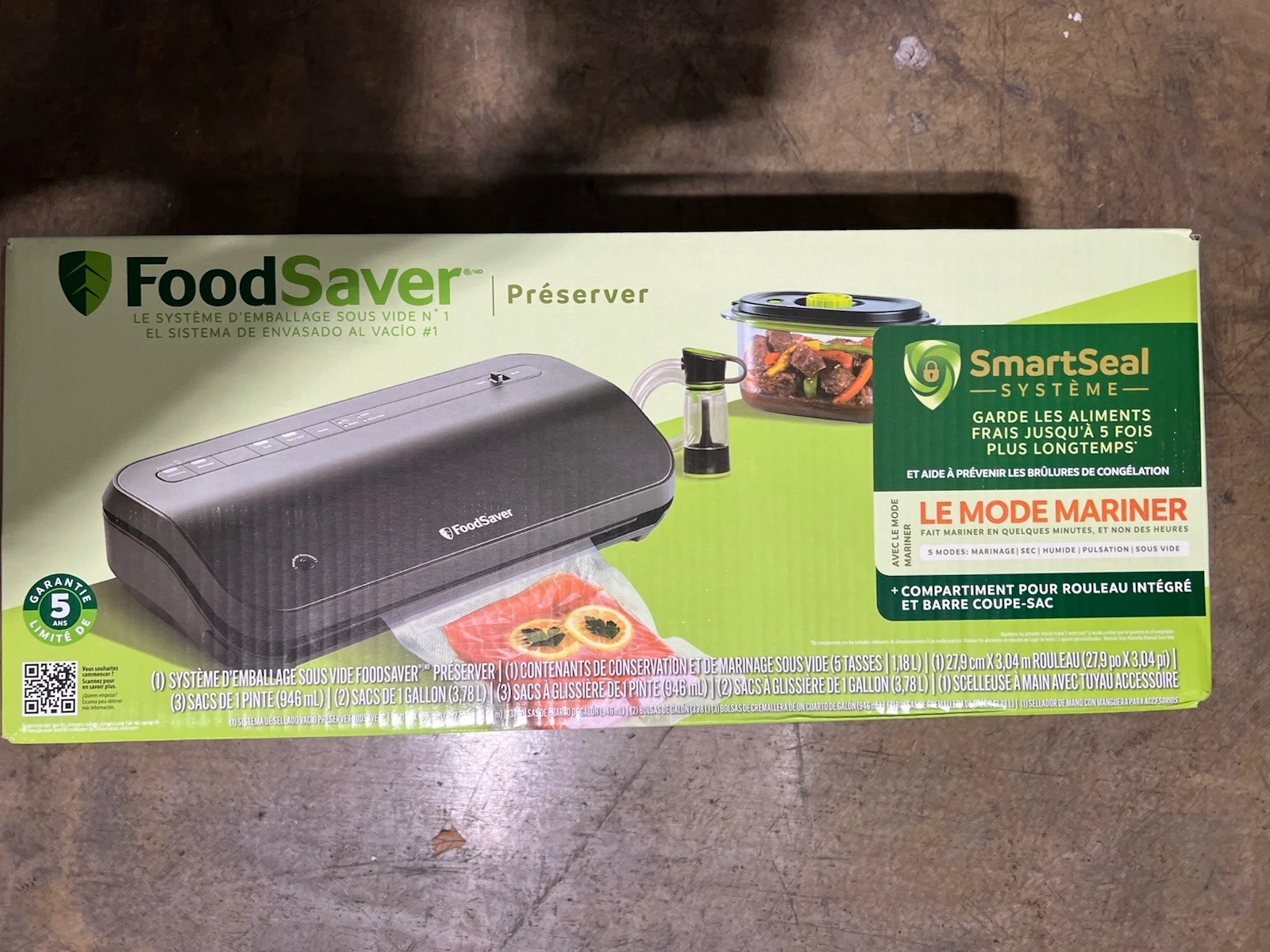 FoodSaver Premier Multi-Use Vacuum Sealer 4 Settings dry-moist-marinate-pulse
Opens in a new window 