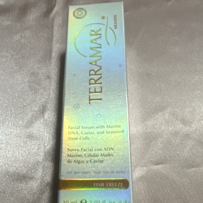 Terramar Time Freeze Facial Serum Marine DNA Caviar Seaweed Stem Cells 1.01oz