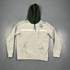 Baylor University Nike Training Hoodie Sweatshirt Grey Medium Casual College