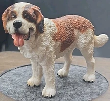 Schleich SAINT BERNARD Male Adult St 2008 Dog Pet Figure 16379 Retired Toy