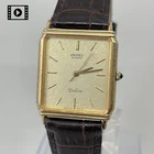 Seiko Dolce 7731-5230 Vintage 1985 [US Stock] Gold Tank Quartz Mens Watch N.MINT