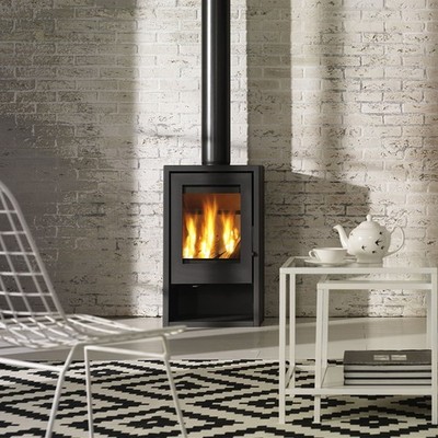 Schmitzker Lagom Air 6 Kaminofen 6,4 kW Stahl Schwarz