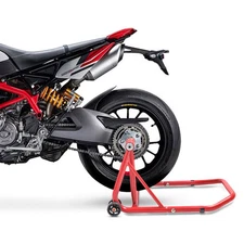 ConStands Rear Paddock Stand Ducati Hypermotard 950/ SP 19-23 red, Single Swing