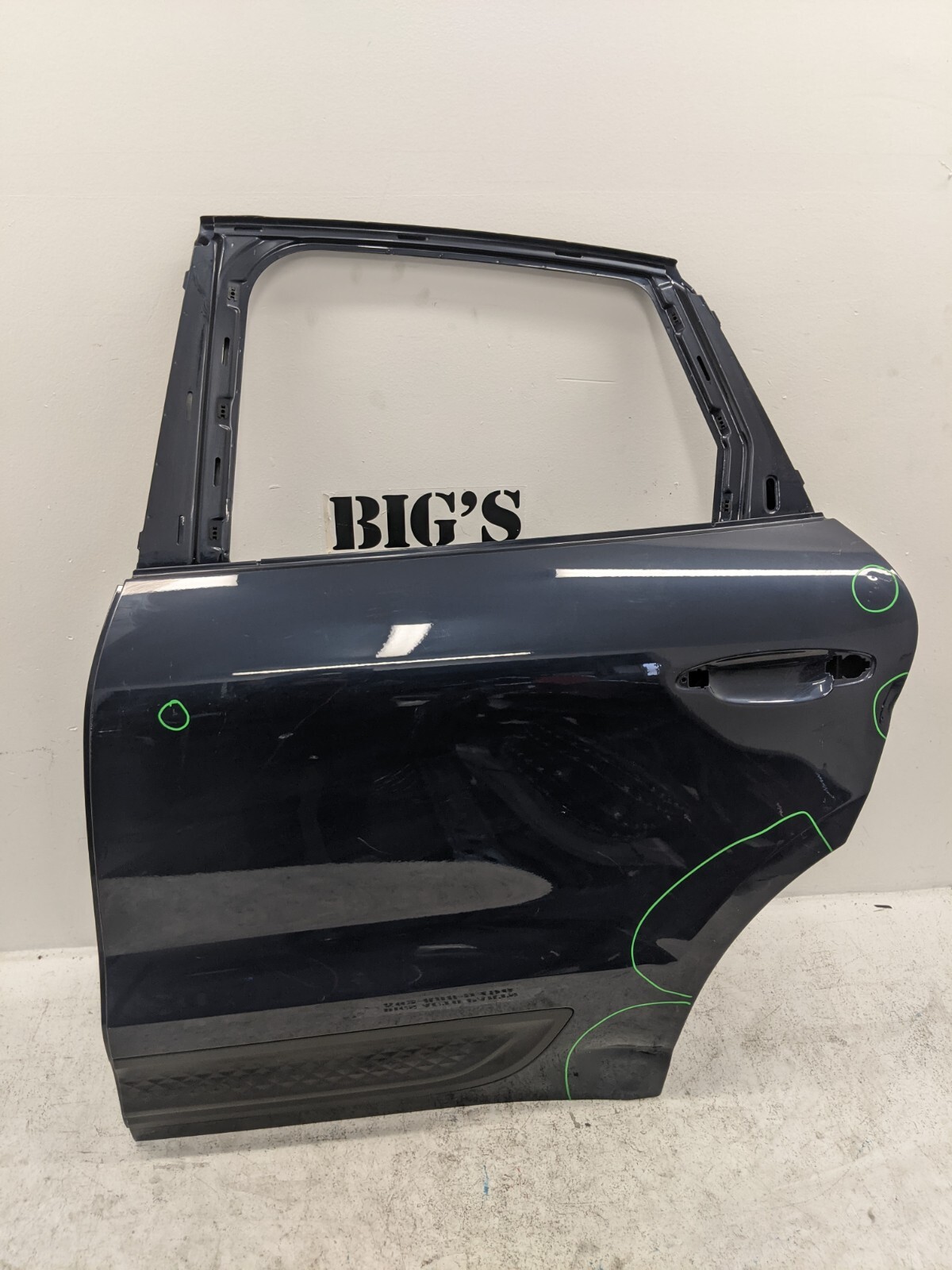 2015-2020 PORSCHE MACAN S TURBO LEFT REAR DOOR SHELL 95B833311A  