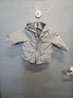 Boy Koala Baby Forest Trail Fleece Lined Grey Hooded Coat Sz 6m