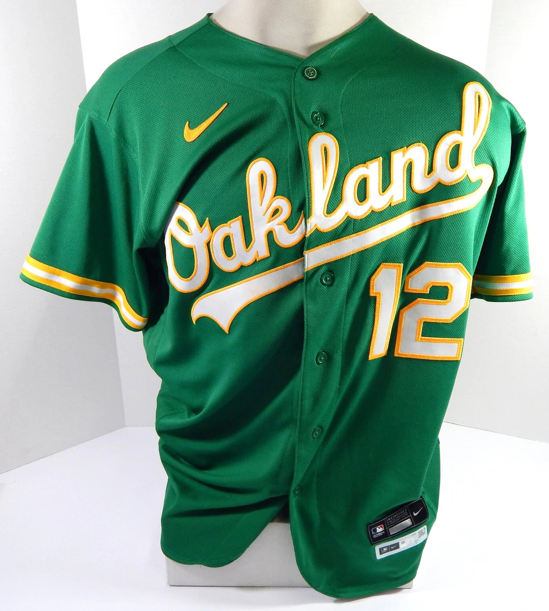 2022 Oakland Athletics Sean Murphy #12 Game Used Kelly Green Jersey 3 G 4 H  HR 7