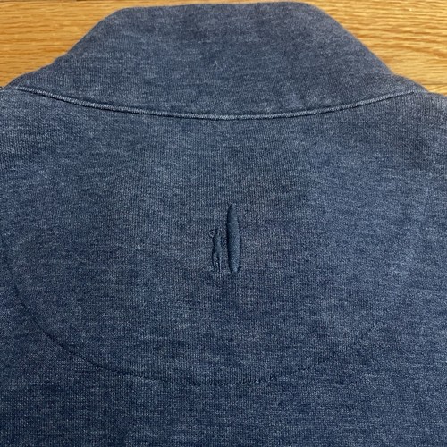 Johnnie-O Men's Sully 1/4 Zip Pullover Large Helios Blue Long Sleeved JMKO1460 - Picture 9 of 9
