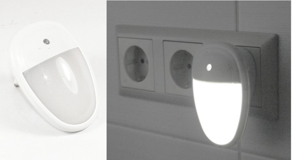 Led Nachtlicht Notlicht Mit Sensor Nachtbeleuchtung Lampe 230V Steckdose 080-image