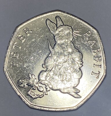 VERY RARE peter rabbit 50p 2018 | eBay UK
