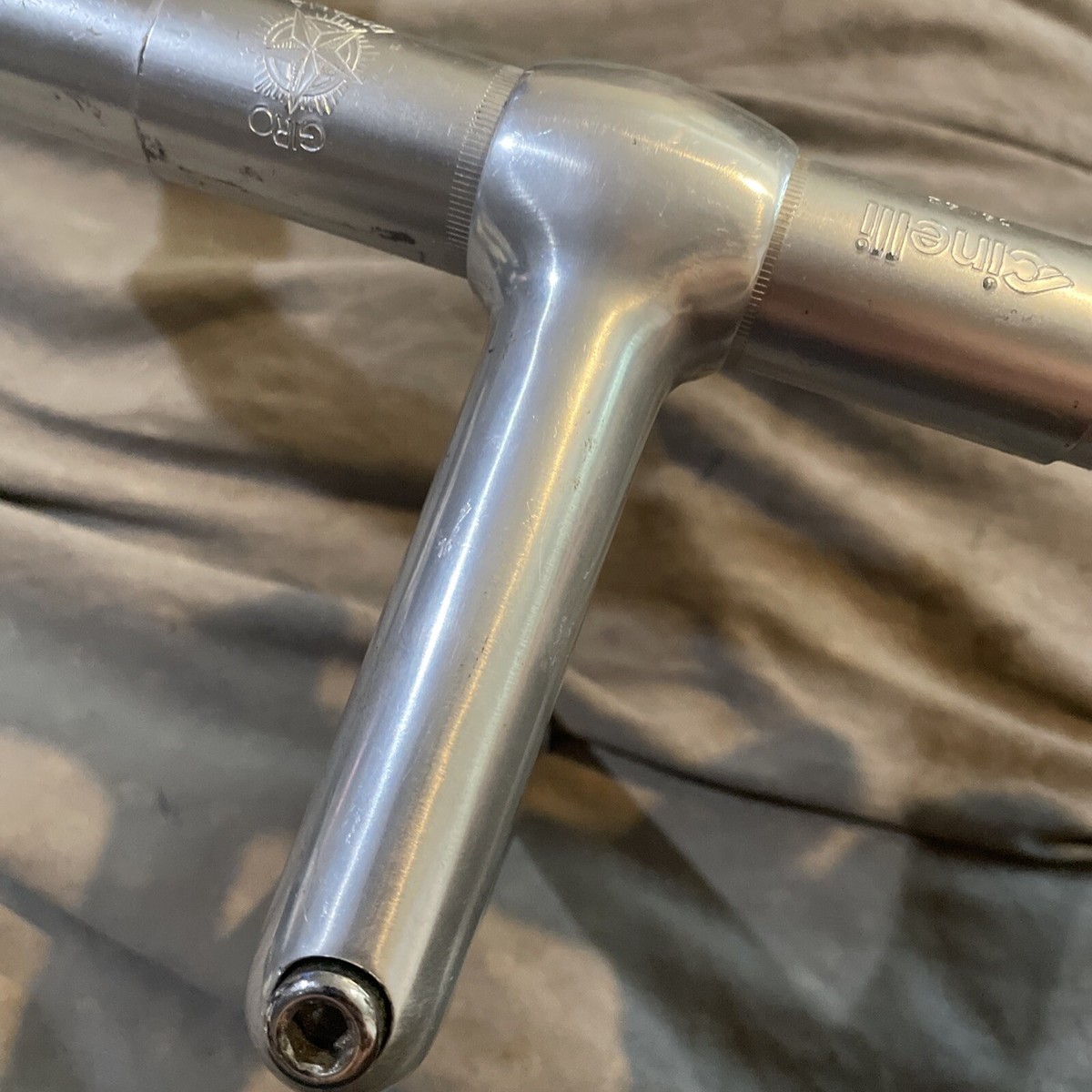 Combi Guidon Vintage Cinelli 110 Mm + Tige Giro D’Italia 64-40
