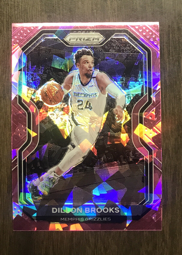 2020-21 Panini Prizm Dillon Brooks Pink Cracked Ice Prizm 