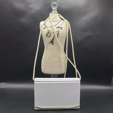 Vintage 80s Made in Italy Crossbody Clutch Hard Case