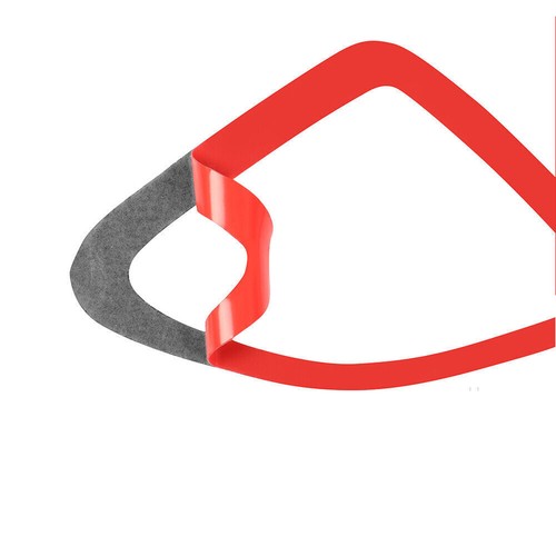 Cubierta de moldura de altavoz interior de fibra de carbono roja para Chevrolet Corvette C7 - Imagen 5 de 12