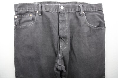 Men's 2013 Levi's 517 Jeans Boot Cut Black 100% Cotton Size 40x30