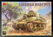 1/35 Border Models M4A1 Sherman Mid #BT-047 Sealed